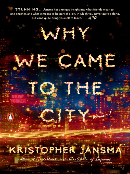 Title details for Why We Came to the City by Kristopher Jansma - Wait list